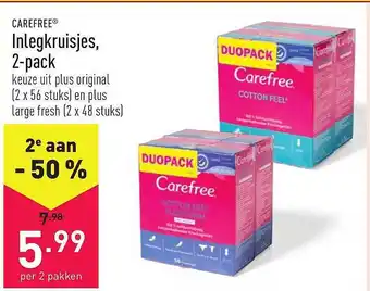 Carefree Inlegkruisjes 2 Pack