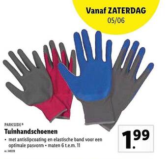 Lidl Parkside Tuinhandschoenen aanbieding