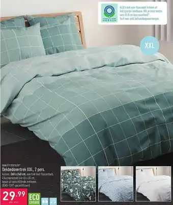 ALDI Quality Textiles Dekbedovertrek Xxl 2 Pers aanbieding