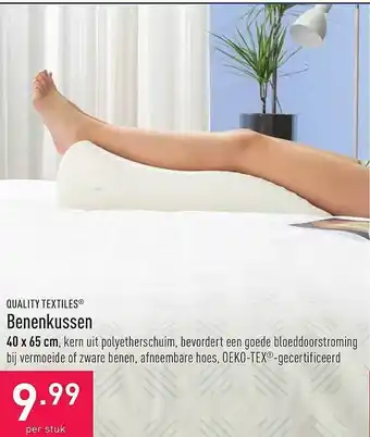 Quality Textiles Benenkussen 40x65 cm