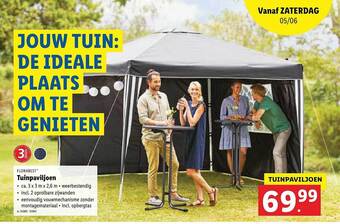 Lidl Florabest Tuinpaviljoen aanbieding