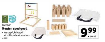 Lidl Playtive Houten Speelgoed aanbieding