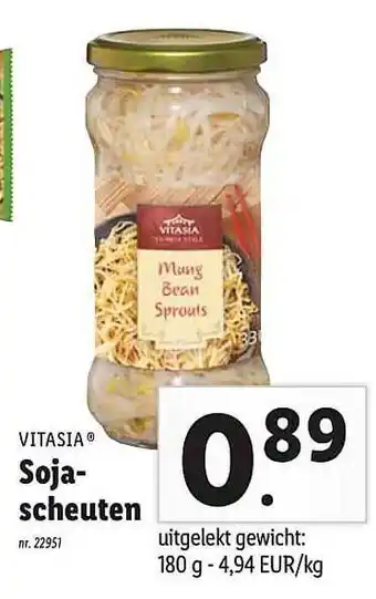 Vitasia Soja-scheuten 180g