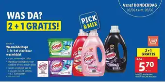 Lidl Formil Wasmiddelcaps 3-in-1 Of Vloeibaar Wasmiddel aanbieding