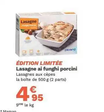 Lasagne Ai Funghi Porcini 500g
