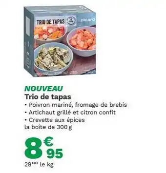 Nouveau Trio De Tapas 300g