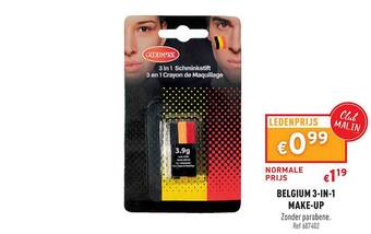 Belgium 3-in-1 Make-up