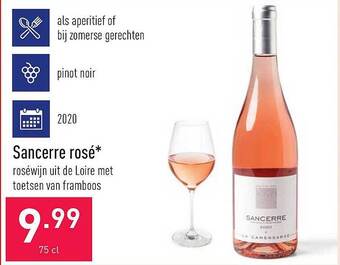 ALDI Sancerre Rose aanbieding