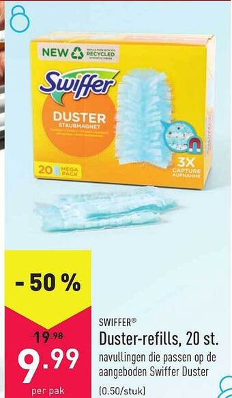 ALDI Swiffer Duster-refills, 20 St aanbieding