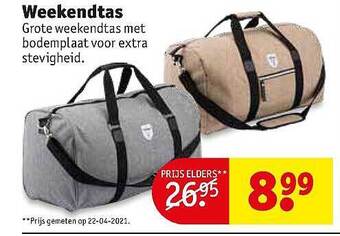 Kruidvat Weekendtas aanbieding