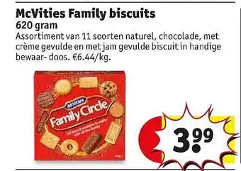 Mcvities Family Biscuits 620 Gram
