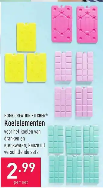 ALDI Home Creation Kitchen Koelelementen aanbieding