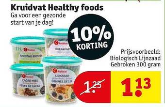 Kruidvat Kruidvat Healthy Foods 300g aanbieding