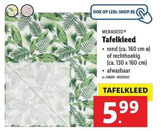 Lidl Meradiso Tafelkleed aanbieding