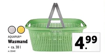 Lidl Aquapur Wasmand aanbieding