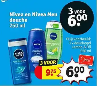 Nivea En Nivea Men Douche 250ml