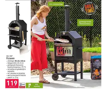ALDI Grill Time Pizzaoven aanbieding