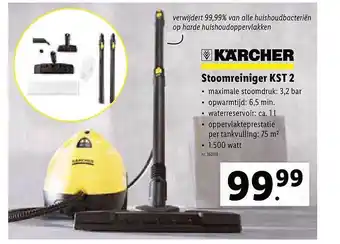 Lidl Karcher Stoomreiniger Kst 2 aanbieding