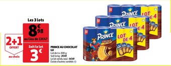 Auchan Prince Au Chocolat Lu aanbieding