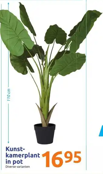 Kunst kamerplant in pot