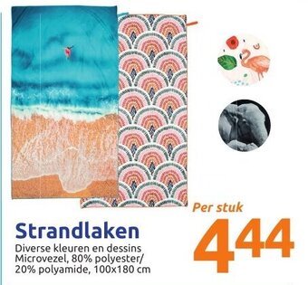 Action Strandlaken aanbieding