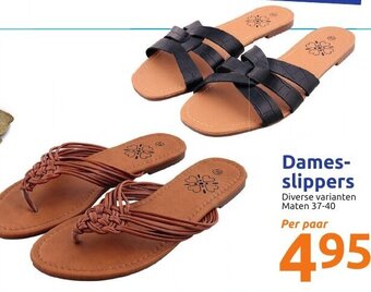 Action Dames slippers aanbieding