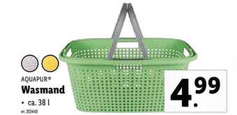 Lidl Aquapur Wasmand aanbieding