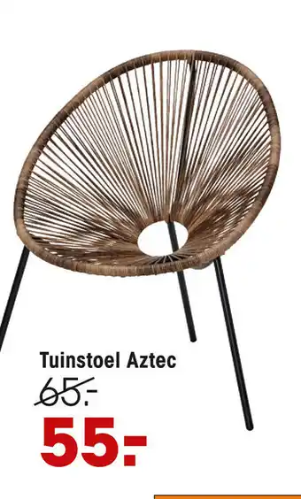 Kwantum Tuinstoel Aztec Zwart aanbieding