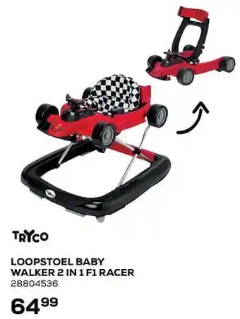 Loopstoel baby walker 2 in 1 f1 racer