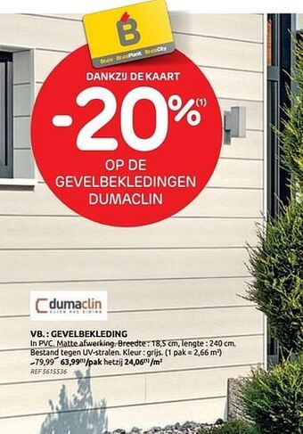 Brico Gevelbekleding aanbieding