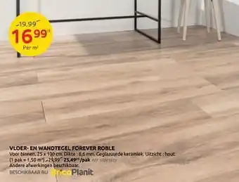 Brico Vloer- en wandtegel forever roble aanbieding