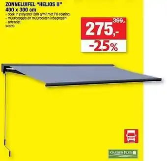 Hubo Zonneluifel helios ii aanbieding