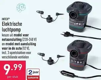 ALDI Elektrische luchtpomp aanbieding