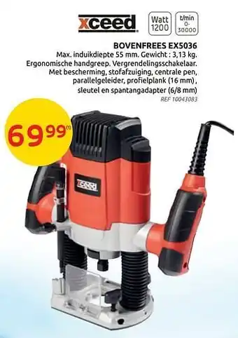 Brico Xceed bovenfrees ex5036 aanbieding