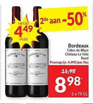 Intermarché Bordeaux Côtes De Blaye aanbieding