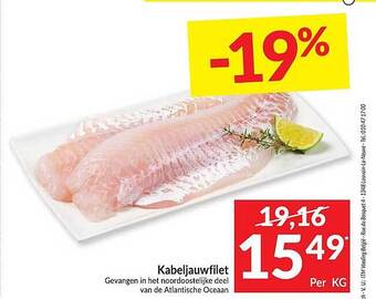 Intermarché Kabeljauwfilet aanbieding