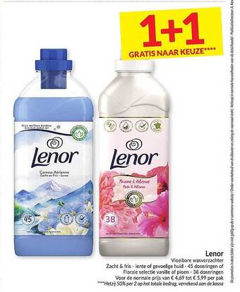 Intermarché Lenor Vloeibare Wasverzachter aanbieding