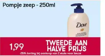 Peltri Pompje Zeep aanbieding