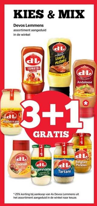 Spar Devos Lemmens Assortiment aanbieding