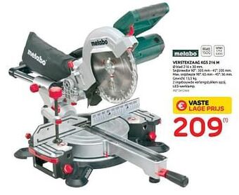 Metabo verstekzaag kgs 216 m