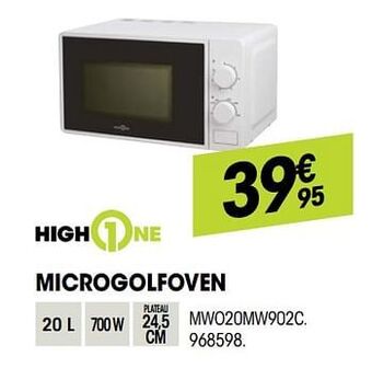 Electro Depot Highone microgolfoven mwo20mw902c aanbieding