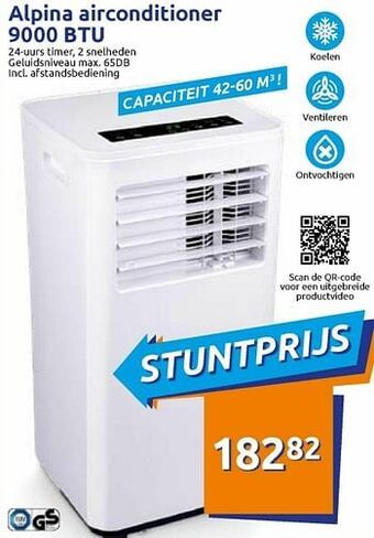 Alpina airconditioner 9000 btu