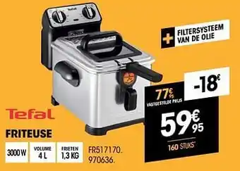 Tefal friteuse fr517170
