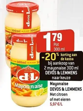 Mayonaise devos + lemmens