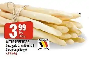 Witte asperges