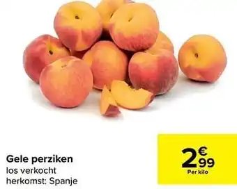 Gele perziken