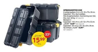 Brico Opbergkoffer one aanbieding