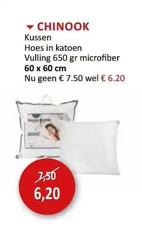 Weba Chinook kussen aanbieding