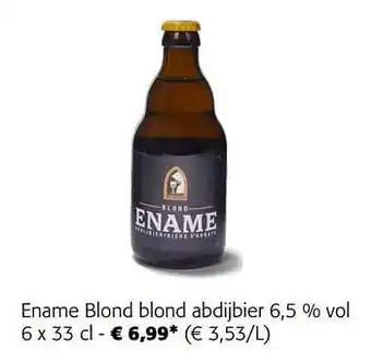 Colruyt Ename blond blond abdijbier aanbieding