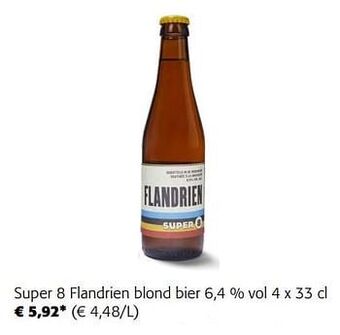 Colruyt Super 8 flandrien blond bier aanbieding